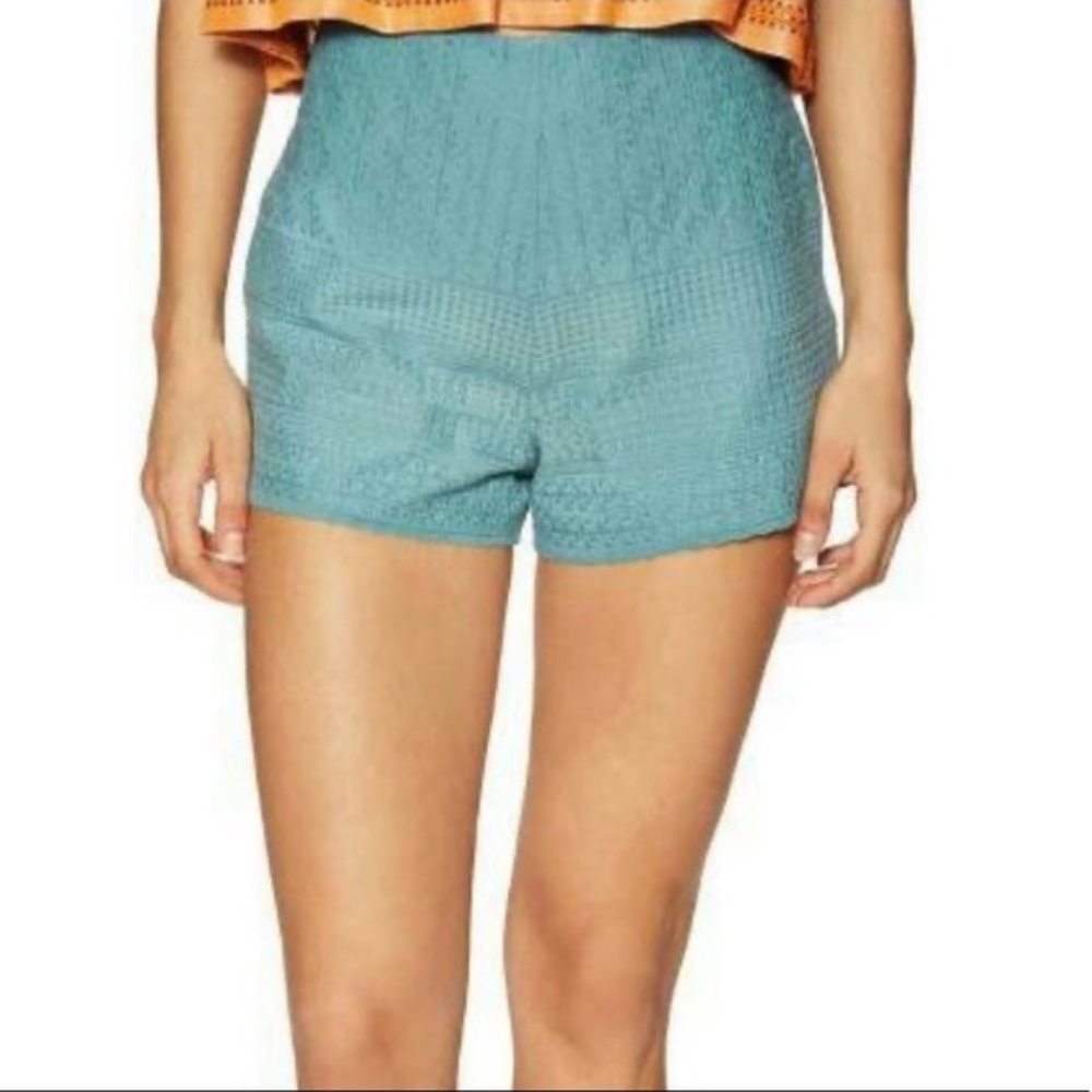 NWOT Free People Blue High Rise Shorts